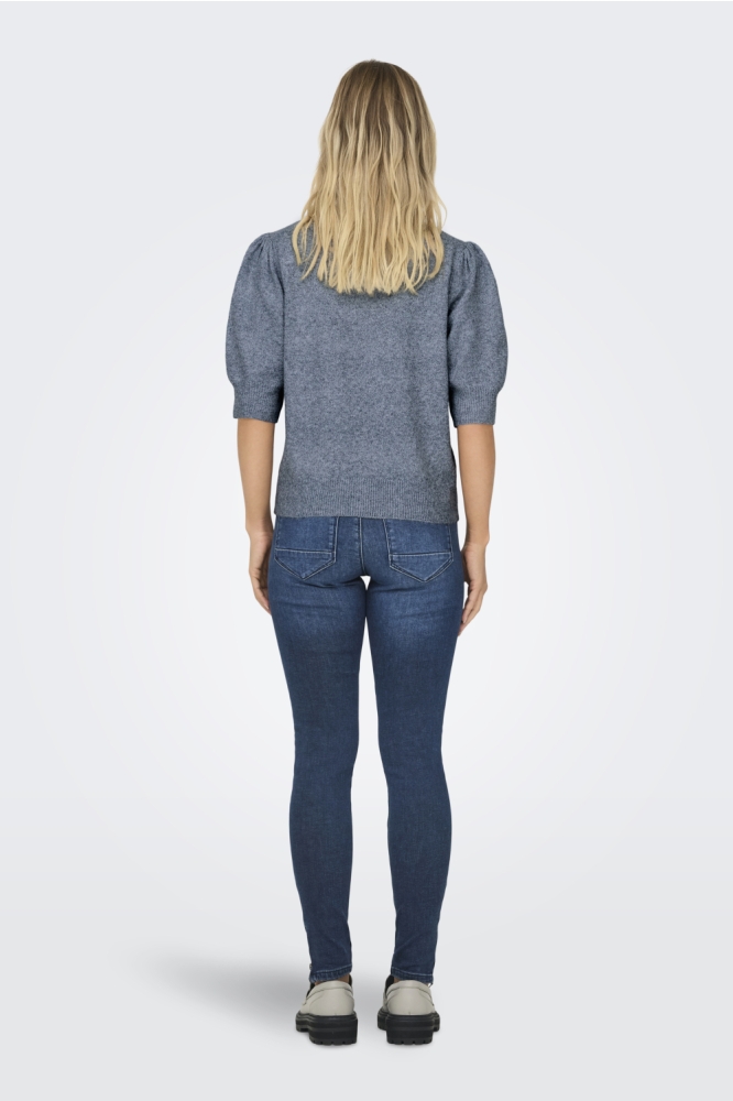 ONLRICA LIFE 2/4 PULLOVER KNT NOOS 15318551 Moonlit Ocean/W. Melange